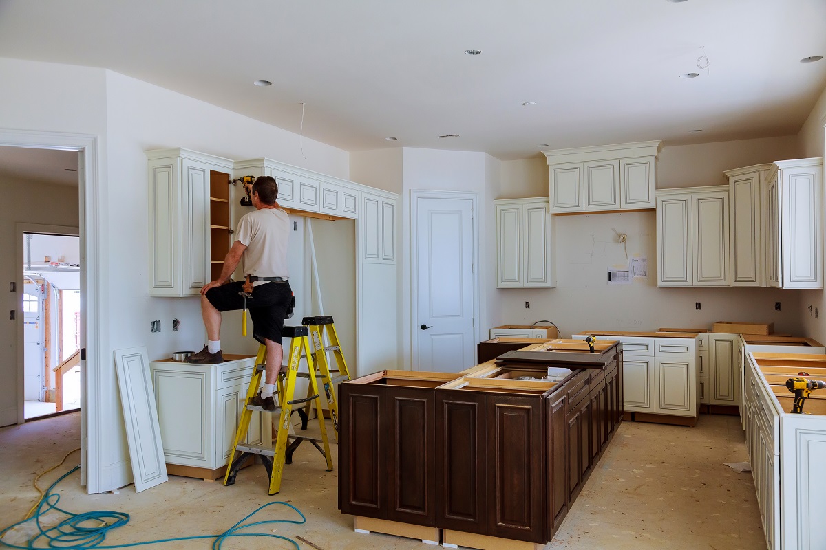 Kitchen under renovation