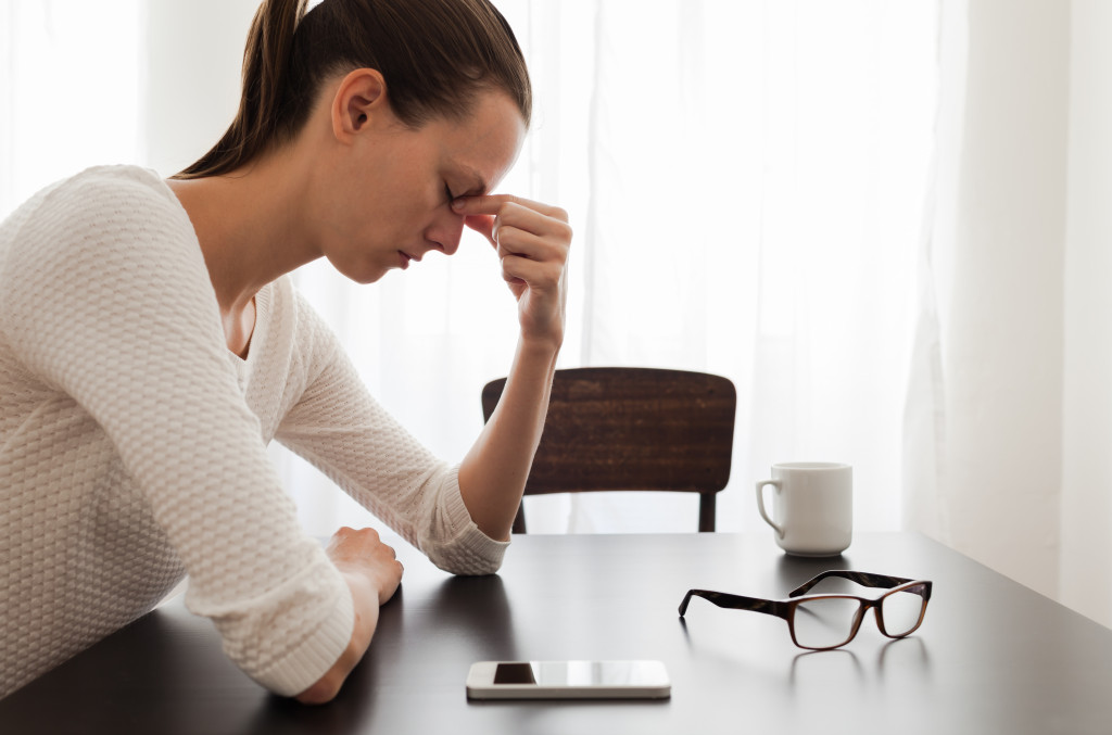 woman in fatigue